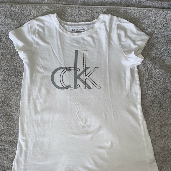 White Calvin Klein Shirt - Picture 1 of 2